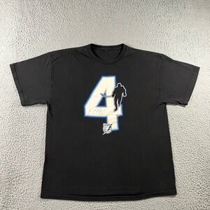 VTG Tampa‎ Bay Lightning T Shirt Men XL Black Hockey Graphic St Petersburg Times